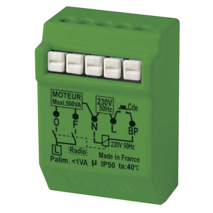 MICROMODULE VOLET ROULANT RADIO POWER 500W MICROMODULE VOLET ROULANT RADIO POWER 500W
