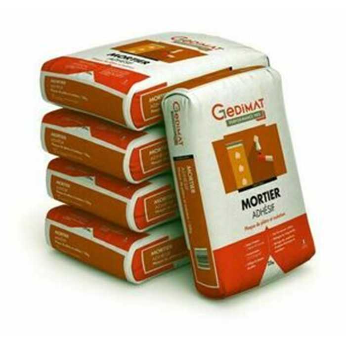 MORTIER ADHESIF 25KG GEDIMAT MORTIER ADHESIF 25KG GEDIMAT