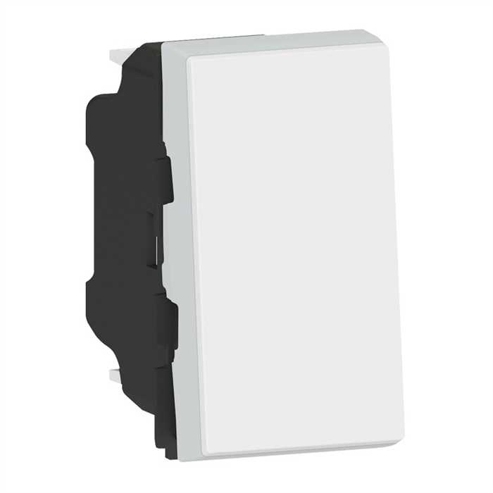 MOSAIC - BOUTON POUSSOIR 6A 1 MODULE BLANC MOSAIC - BOUTON POUSSOIR 6A 1 MODULE BLANC