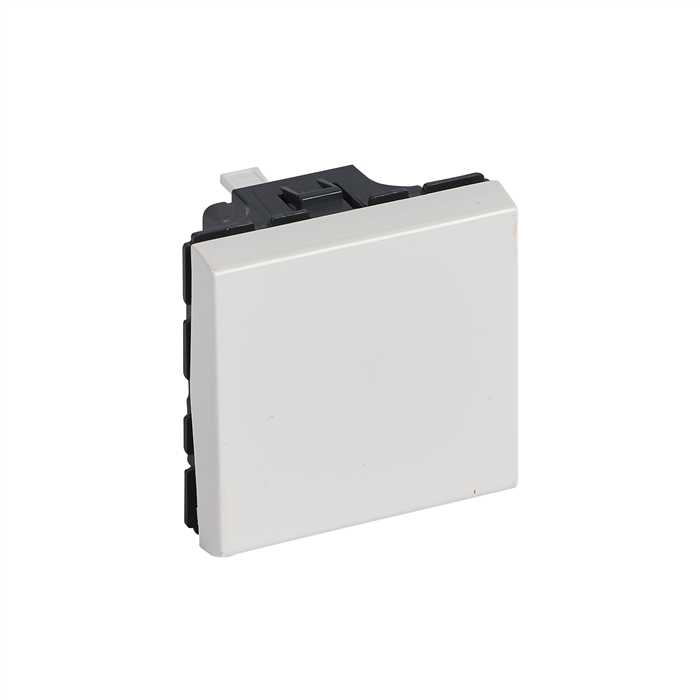 MOSAIC BOUTON POUSSOIR 6A 2 MODULES BLANC MOSAIC BOUTON POUSSOIR 6A 2 MODULES BLANC