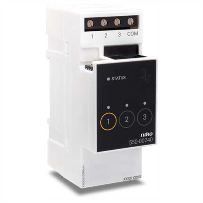 NIKO HOME CONTROL - MODULE ANALOGIQUE 0-10 V NIKO HOME CONTROL - MODULE ANALOGIQUE 0-10 V