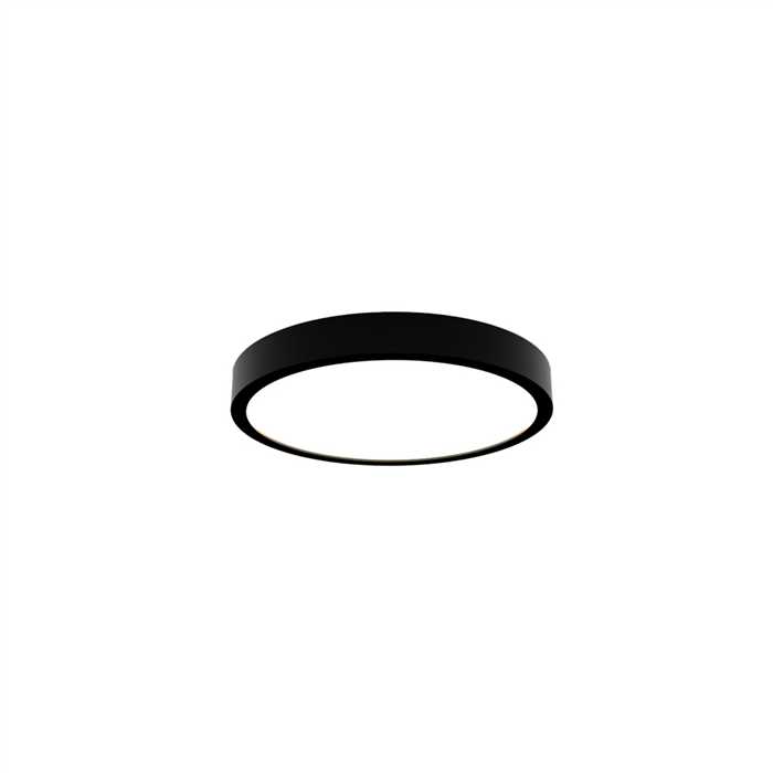 PLAFONNIER LED "GIRA" 15W CCT NOIR Ø190 PLAFONNIER LED "GIRA" 15W CCT NOIR Ø190