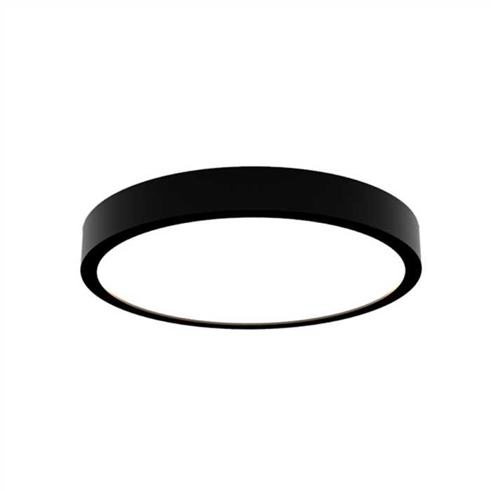 PLAFONNIER LED "GIRA" 24W CCT NOIR Ø280 PLAFONNIER LED "GIRA" 24W CCT NOIR Ø280