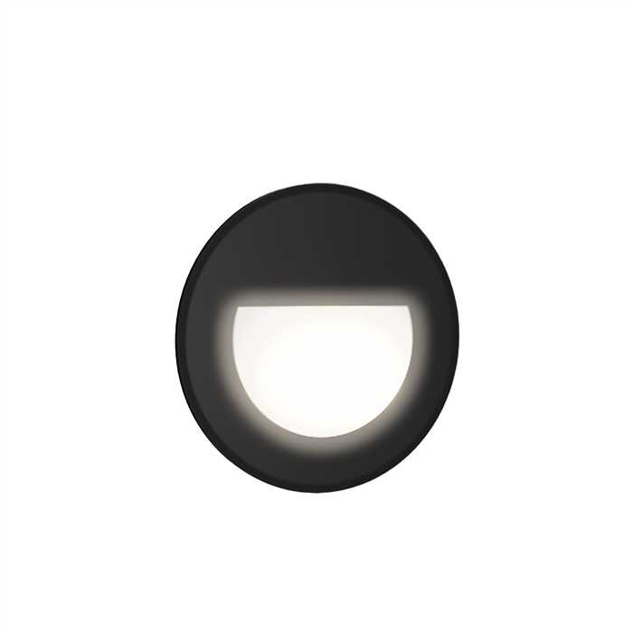 PLAQUE DE FINITION "ANTIBES" ROND VERRE NOIR PLAQUE DE FINITION "ANTIBES" ROND VERRE NOIR