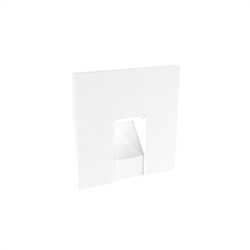 PLAQUE DE FINITION "BIARRITZ" CARRE BLANC