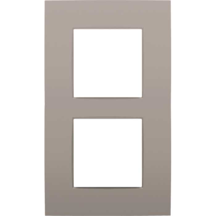 PLAQUE DOUBLE VERTICAL INTENSE BRONZE PLAQUE DOUBLE VERTICAL INTENSE BRONZE