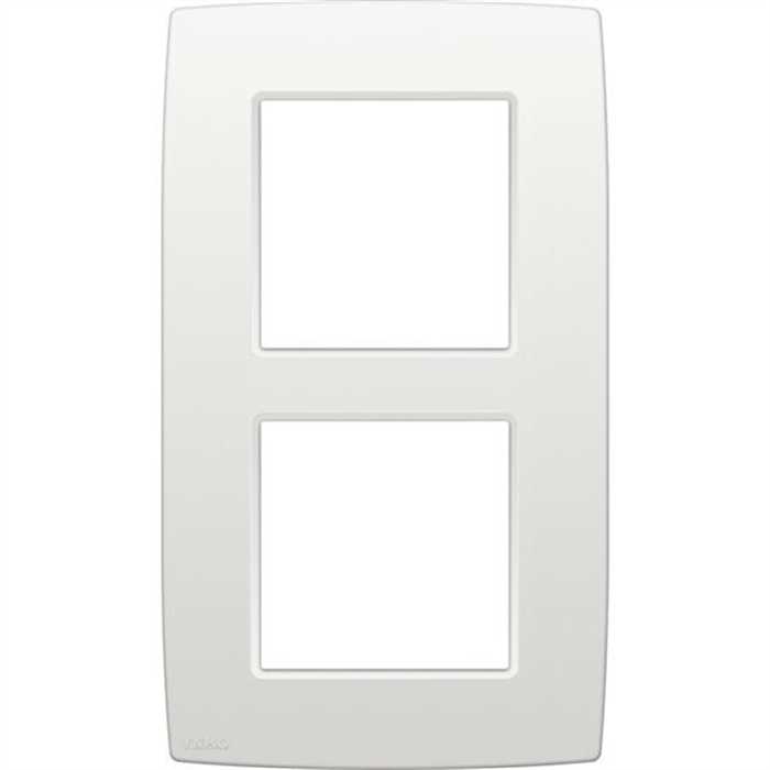 PLAQUE DOUBLE VERTICAL ORIGINAL BLANC PLAQUE DOUBLE VERTICAL ORIGINAL BLANC