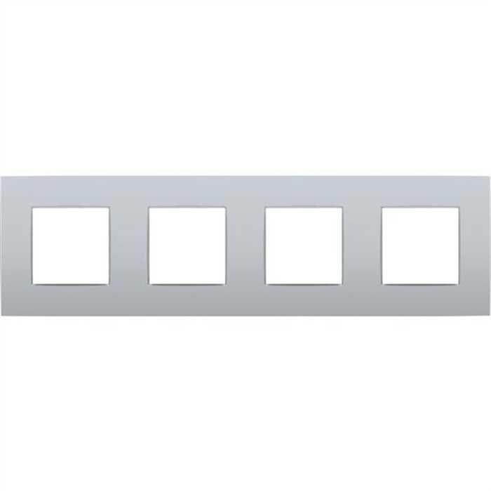 PLAQUE QUADRUPLE HORIZONTAL INTENSE STERLING PLAQUE QUADRUPLE HORIZONTAL INTENSE STERLING