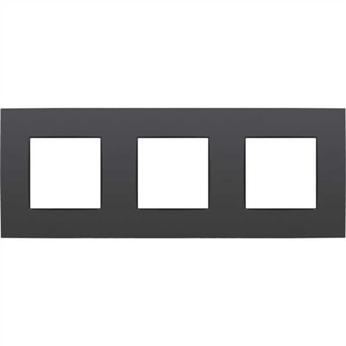 PLAQUE TRIPLE HORIZONTAL INTENSE ANTHRACITE PLAQUE TRIPLE HORIZONTAL INTENSE ANTHRACITE