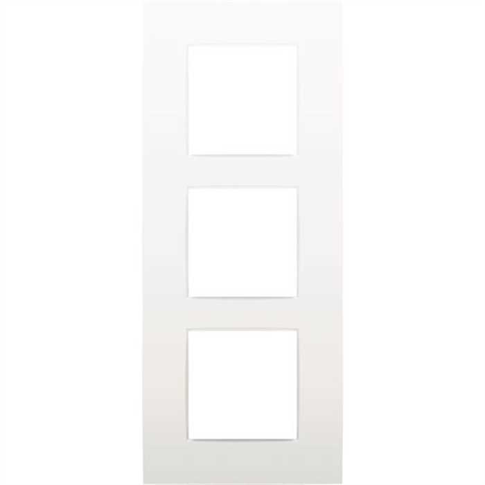 PLAQUE TRIPLE VERTICAL INTENSE BLANC PLAQUE TRIPLE VERTICAL INTENSE BLANC