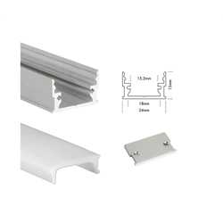 PROFILE LED "M-LINE LOW" 3M ALU COMPLET