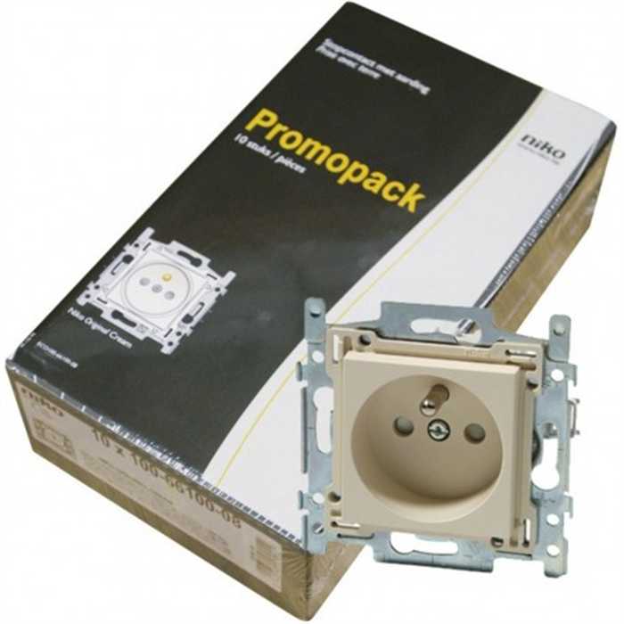 PROMO - PRISE 2P+T SECURITE 28,5MM CREME (BOITE DE 10) PROMO - PRISE 2P+T SECURITE 28,5MM CREME (BOITE DE 10)