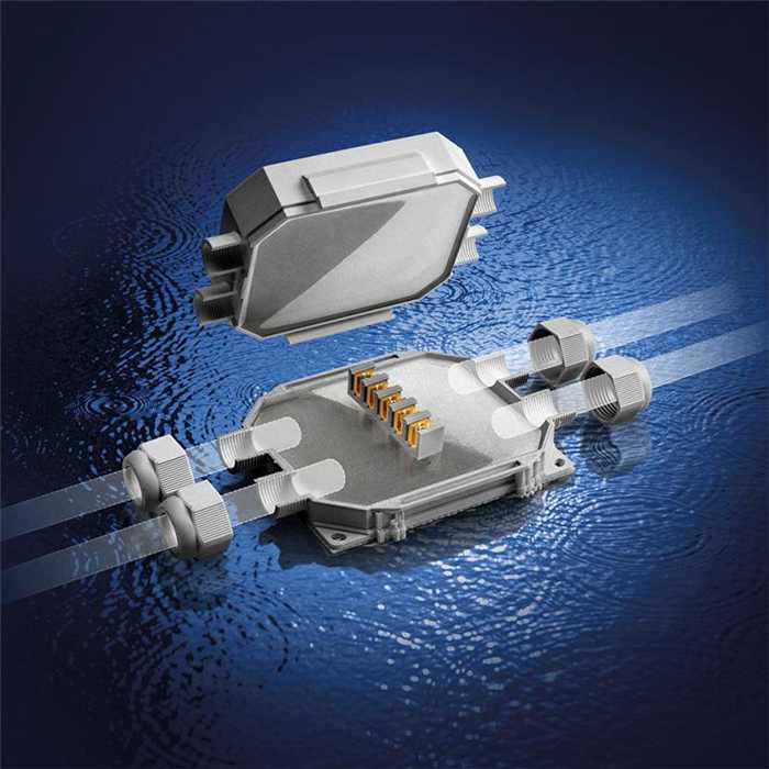 RAYTECH  READY BOX BOITE DE JONCTION 4 SORTIES IP68 5X6MM² RAYTECH  READY BOX BOITE DE JONCTION 4 SORTIES IP68 5X6MM²