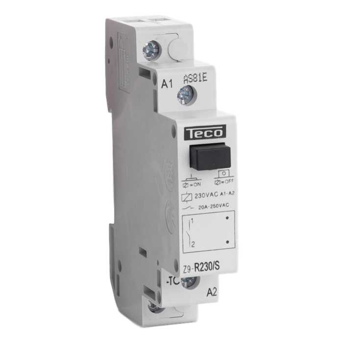 RELAIS D'INSTALLATION TC 230VAC 20A 1NO RELAIS D'INSTALLATION TC 230VAC 20A 1NO