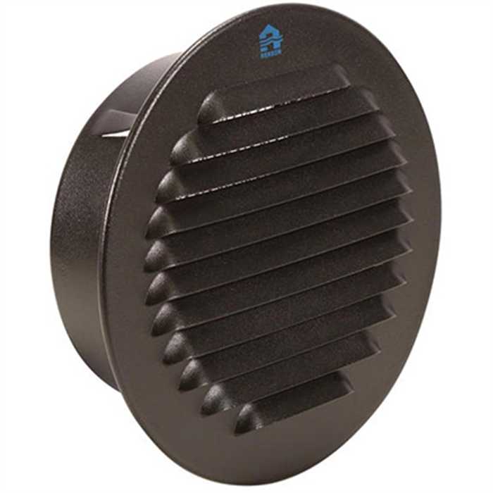 RENSON - GRILLE ESTEMPEE CIRCULAIRE 435R Ø100MM BRUN RENSON - GRILLE ESTEMPEE CIRCULAIRE 435R Ø100MM BRUN