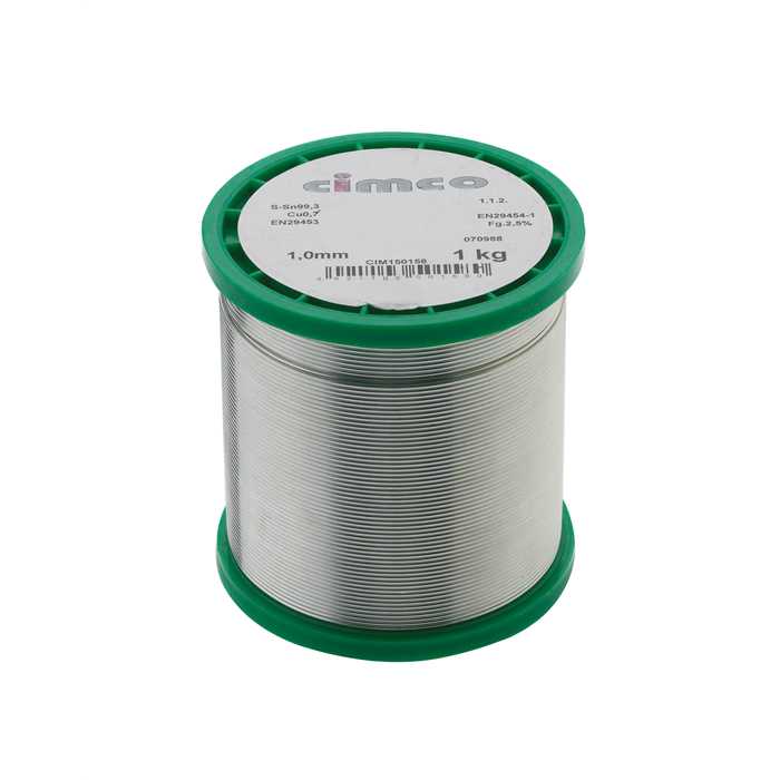 SOUDURE SANS POMB 250GR 1,5 MM SOUDURE SANS POMB 250GR 1,5 MM