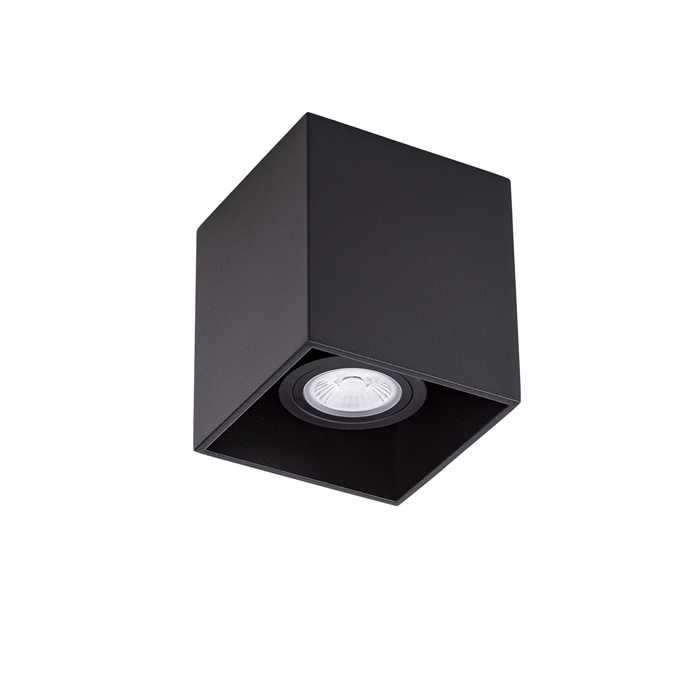 SPOT APPARENT "BLOX" GU10 5W 830 NOIR DIM SPOT APPARENT "BLOX" GU10 5W 830 NOIR DIM