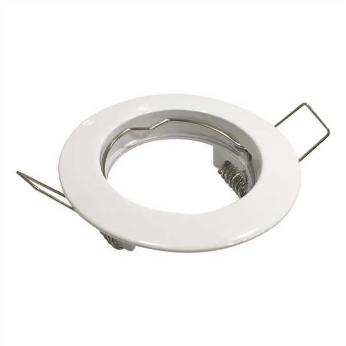 SPOT ENCASTRE ROND FIXE GU10 BLANC SPOT ENCASTRE ROND FIXE GU10 BLANC