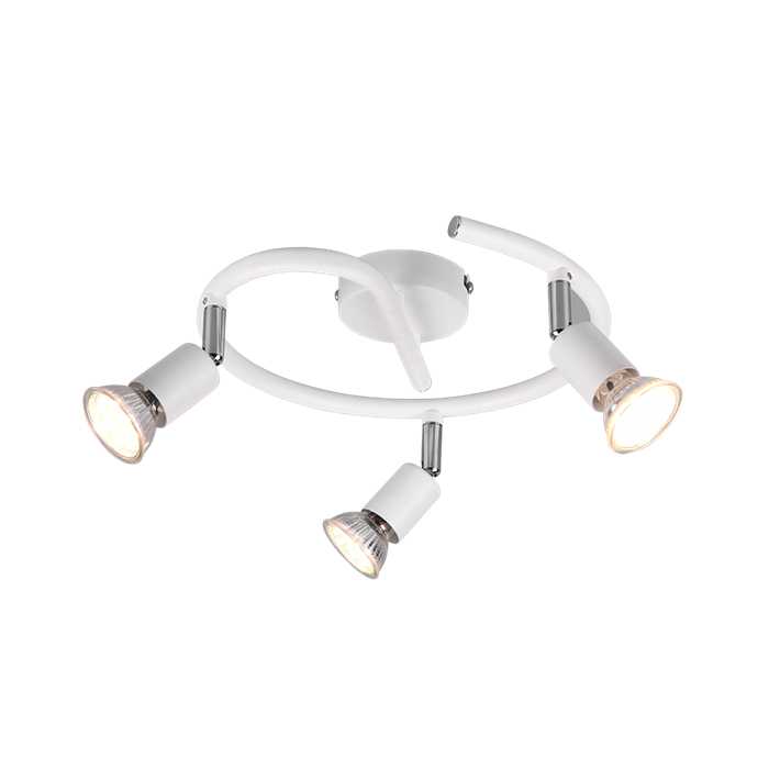 SPOT "PARIS" 3XGU10 BLANC SPOT "PARIS" 3XGU10 BLANC