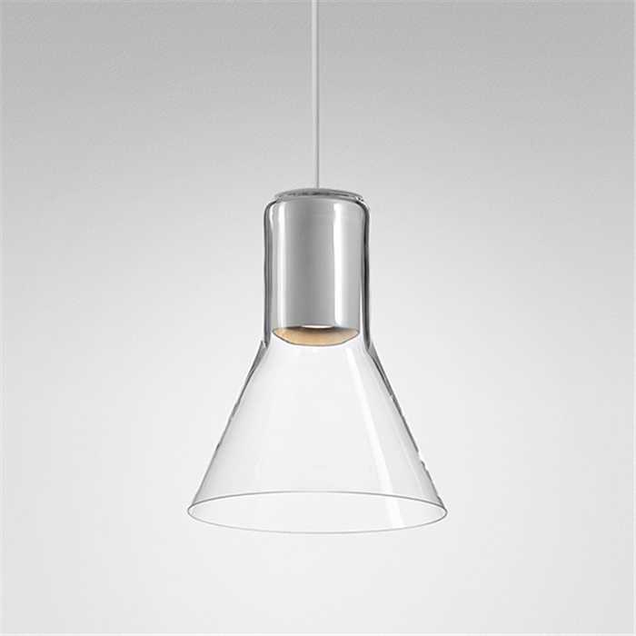 SUSPENSION "MODERN GLASS SPIDER FLARED TP" GU10 TAUPE SUSPENSION "MODERN GLASS SPIDER FLARED TP" GU10 TAUPE