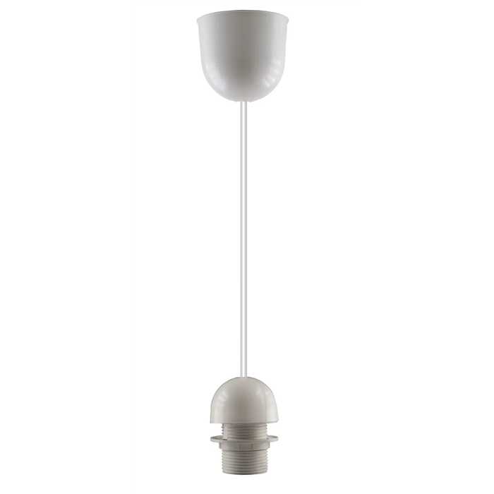 SUSPENSION "NINA" E27 PVC BLANC SUSPENSION "NINA" E27 PVC BLANC