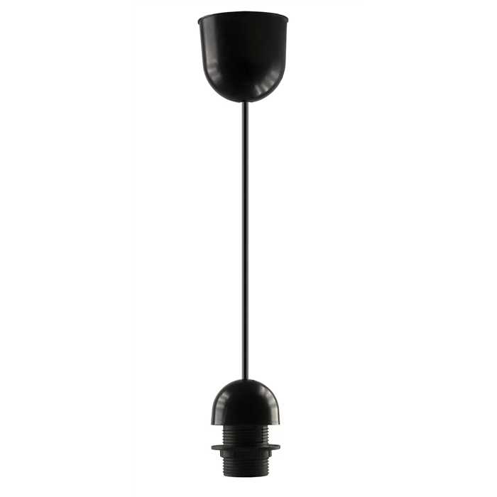 SUSPENSION "NINA" E27 PVC NOIR SUSPENSION "NINA" E27 PVC NOIR