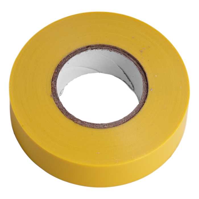 TOILE ISOLANTE JAUNE 0,15X19MM 25M TOILE ISOLANTE JAUNE 0,15X19MM 25M