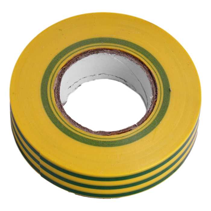 TOILE ISOLANTE VERT/JAUNE 0,15X19MM 25M TOILE ISOLANTE VERT/JAUNE 0,15X19MM 25M