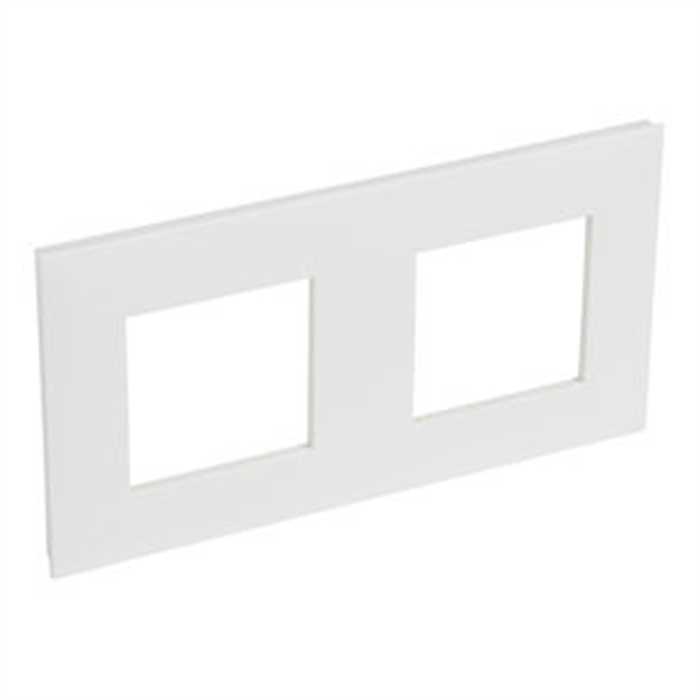 VALENA - PLAQUE DOUBLE HORIZONTAL BLANC VALENA - PLAQUE DOUBLE HORIZONTAL BLANC