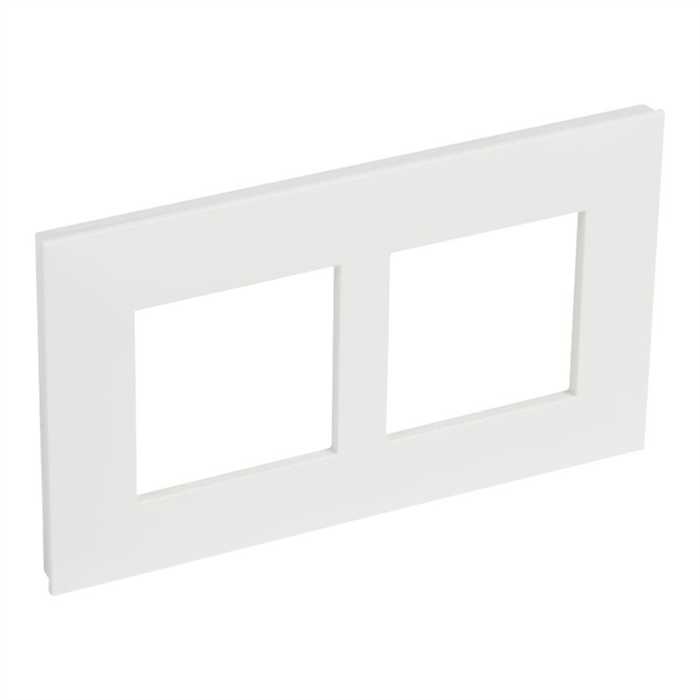 VALENA - PLAQUE DOUBLE VERTICAL BLANC VALENA - PLAQUE DOUBLE VERTICAL BLANC