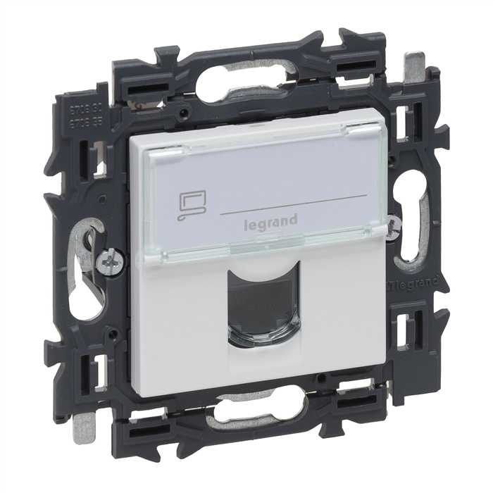 VALENA - PRISE RJ45 CAT.6 UTP BLANC VALENA - PRISE RJ45 CAT.6 UTP BLANC