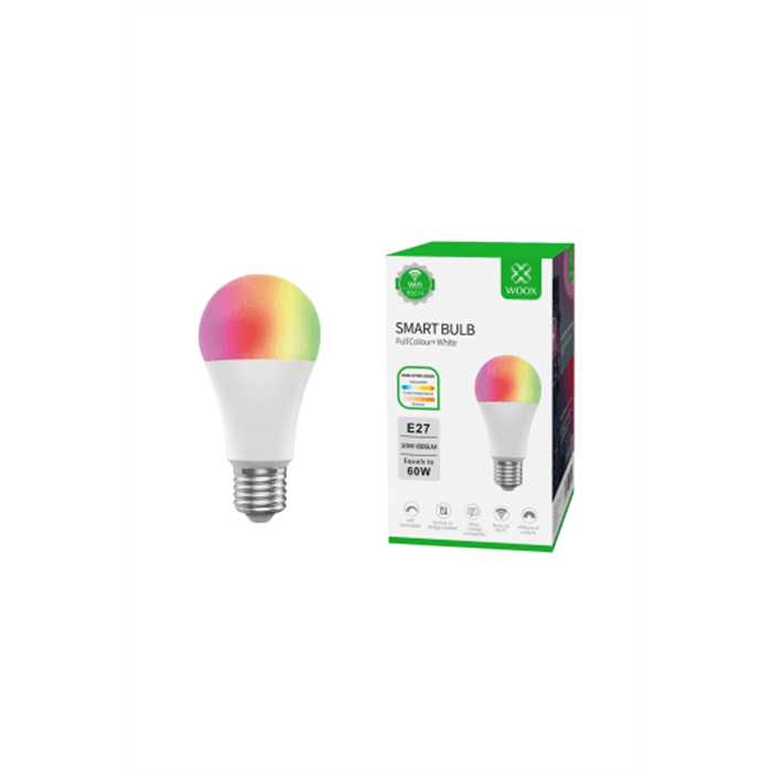 WOOX SMART WIFI - AMPOULE LED E27 10W RGBW WOOX SMART WIFI - AMPOULE LED E27 10W RGBW